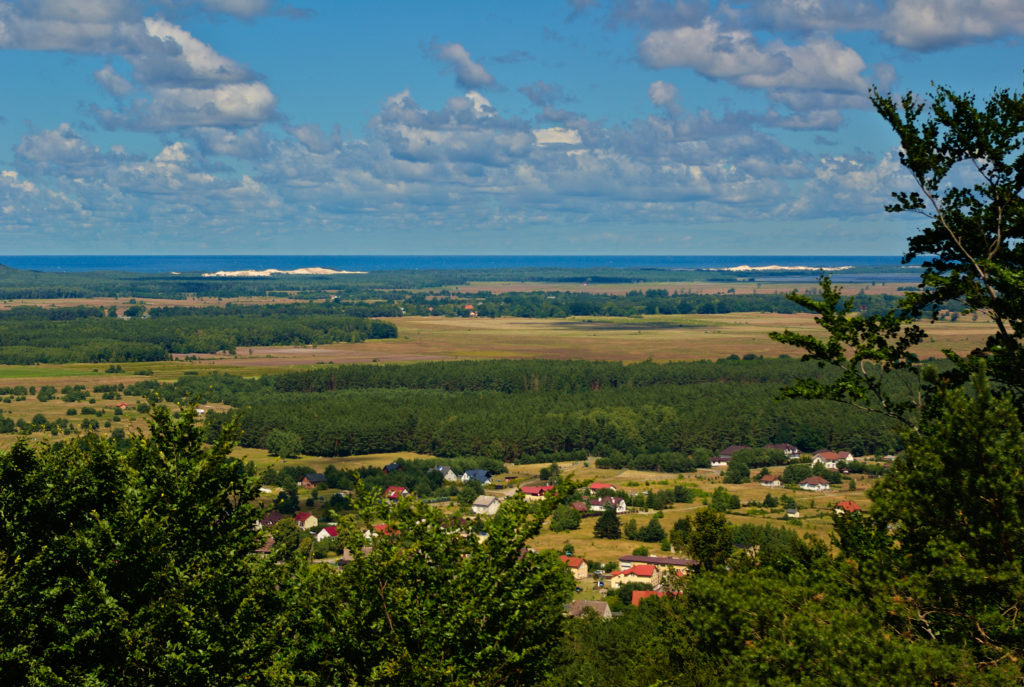 Rowokół - widok na Łebsko i wydmy