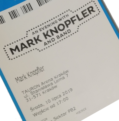 An Evening With Mark Knopfler and Band - bilet
